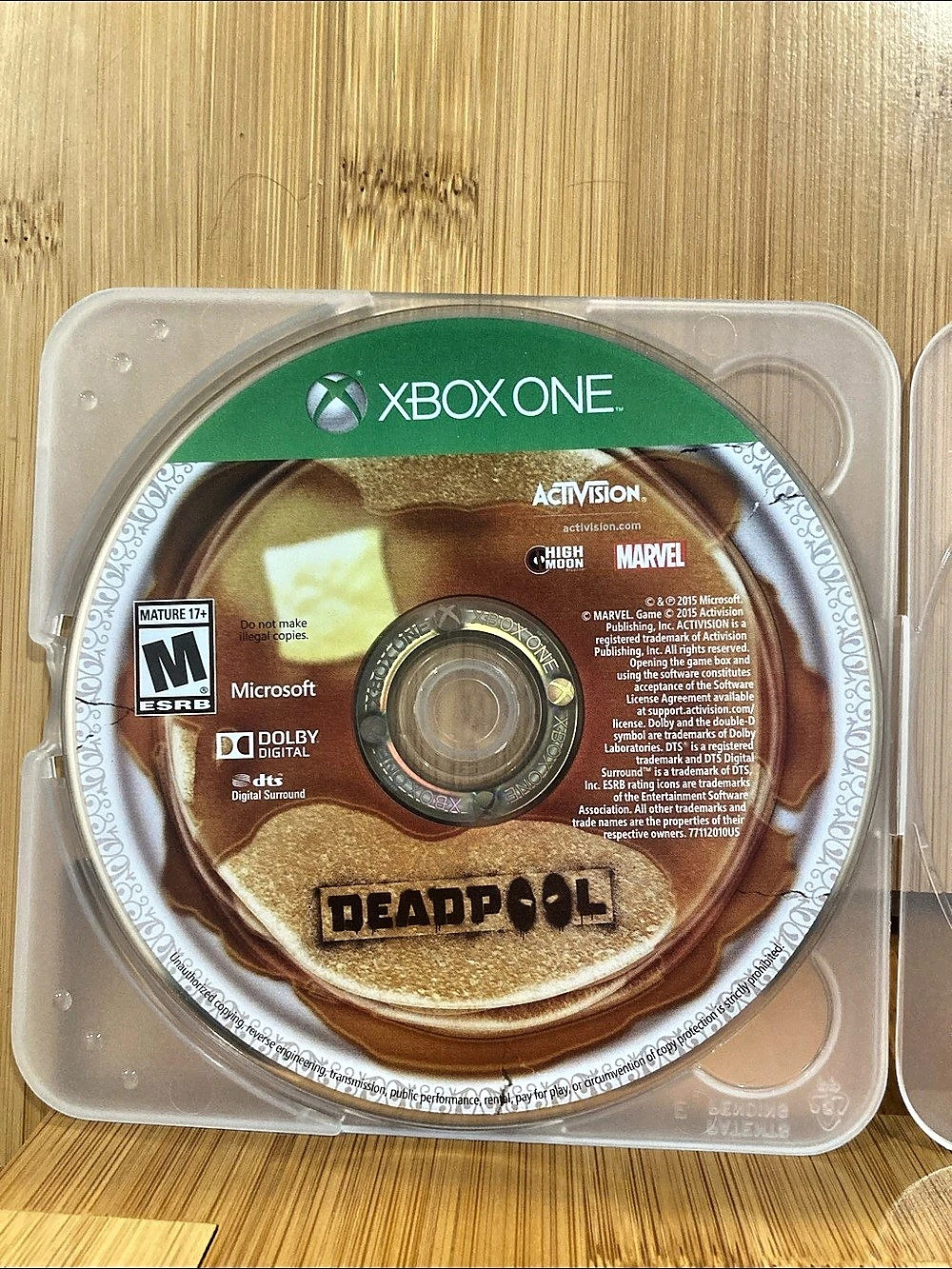 Microsoft Deadpool Xbox One Video Game